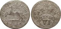 Altdeutschland bis 1871 6 Pfennig Braunschweig-Wolfenbüttel 1750 schön -... 12,00 EUR  Excl. 14,00 EUR Verzending