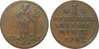 Altdeutschland bis 1871 1 Pfennig Braunschweig-Wolfenbüttel 1762 knapp s... 15,00 EUR  Excl. 14,00 EUR Verzending