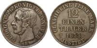 Altdeutschland bis 1871 1/12 Taler Hannover 1853 B unsauberer Rand, sehr... 28,00 EUR  Excl. 14,00 EUR Verzending