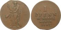 Altdeutschland bis 1871 1 Pfennig Hannover 1782 fast sehr schön 10,00 EUR  Excl. 14,00 EUR Verzending