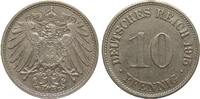 Kaiserreich 10 Pfennig 1915 G wz. Randfehler, sehr schön - vorzüglich 50,00 EUR  Excl. 14,00 EUR Verzending