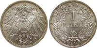 Kaiserreich 1 Mark 1914 E fast Stempelglanz 12,00 EUR  Excl. 14,00 EUR Verzending