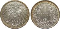 Kaiserreich 1 Mark 1915 E fein berieben, fast Stempelglanz 10,00 EUR  Excl. 14,00 EUR Verzending