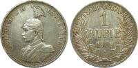 Kolonien und Nebengebiete  1 Rupie 1909 A kl. Rf., feine Kratzer, sehr schön