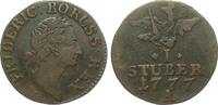 Altdeutschland bis 1871 1 Stüber Preussen Friedrich II. 1777 A kl. Kratz... 40,00 EUR  Excl. 14,00 EUR Verzending