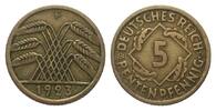 Weimarer Republik 5 Rentenpfennig -