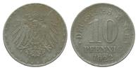 Ersatzmünzen 1. Weltkrieg 10 Pfennig -