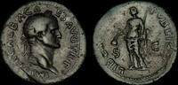 ANCIENT ROME GALBA BRONZE SESTERTIUS -