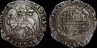 GREAT BRITAIN CHARLES I, SILVER HALFCROWN, GROUP IV, UNDER THE KING -