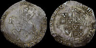 GREAT BRITAIN CHARLES I, SILVER HALFCROWN, GROUP III, UNDER PARLIAMENT -