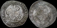 GREAT BRITAIN CHARLES I SILVER HALFCROWN, GROUP III UNDER THE KING -