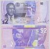 BELIZE 2 Dollars NEW -