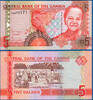 GAMBIA 5 Dalasis (2006) UNC