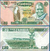 SAMBIA P.27e 20 Kwacha (1980-88) UNC