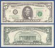 USA 5 Dollars 1995 B = NEW YORK Replacement Star UNC