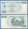 SIMBABWE / ZIMBABWE 100000 Dollars -