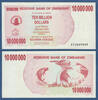 SIMBABWE / ZIMBABWE 10000000 Dollars -