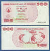 SIMBABWE / ZIMBABWE 10000000 Dollars -
