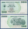 SIMBABWE / ZIMBABWE 25000000 Dollars -