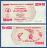 SIMBABWE / ZIMBABWE 500000000 Dollars -