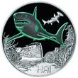 Österreich 3 Euro plus Broschüre/Flyer 2018 Tier - Taler - Serie -Hai-, <b>07 / 12</b> Ausgaben, mit Broschüre/Flyer MS-70 hgh / <br> vz / BU<br> Kupfer-Nickel<br> f