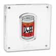 Tuvalu 1 Dollar <br><b>1 oz.</b> 2019 The Simpsons (5) - Duff-Beer, inkl. Acrylblock&Zertifikat&Schuber, <b>RAR !!</b> <b>Proof</b><br> im <br> Acrylblock