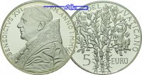 Vatikan 5 Euro 1. Pontifikatsjahr, inkl. Etui & Zertifikat & Schuber -