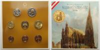 Österreich 3,88 Kursmünzensatz -