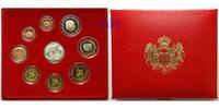 Monaco 8,88 € Kursmünzen, kompl. Satz Monako 2004, + 5 Euro Gedenkmünze Sainte De Vote * -