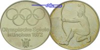 Deutschland Silbermedaille zu Olympiade München 1972 (Bogenschießen) -Archivbild- -