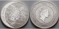 Fidschi 2 $ Fiji<br><b>1 oz.</b> Fiji Taku Schildkröte, 2. Ausgabe, 999er Silber -