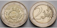 Frankreich 2 Euro 10 Jahre Euro Bargeld -