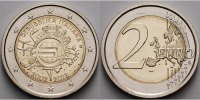 Italien 2 Euro 10 Jahre Euro Bargeld -