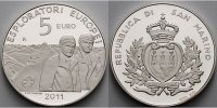 San Marino 5 Euro Forscher / Europaprogramm -