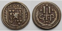 Bentheim-Tecklenburg-Rheda 2 Pfennig Johann Adolph 1674-1704 -