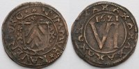Ravensberg-Grafschaft 6 Pfennig Brandenburgische Regierung 1614-1623 -