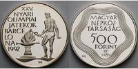 Ungarn 500 Forint Oly. Sommerspiele in Barcelona - Olympisches Feuer - nur in Kapsel -