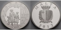 Malta 10 Euro Sciortino - Europaprogramm inkl. Kapsel, Zertifikat und Etui -