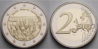 Malta 2 Euro Mehrheitswahlrecht 1887,<br><b>geringe Auflage, ohne Münzzeichen -