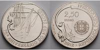 Portugal 2,5 Euro 75 Jahre Segelschulschiff & 50 Jahre Navy <i>Sagres</i>, -