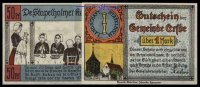 Erfte 50, 100 Pfg. Gemeinde -