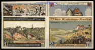 Fürstenberg, Weser 50,75, Pfg 1, 2 Mark Stadt, Grabowski 401,1 -