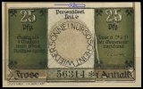 Frohse Anhalt 25 Pfg. Stadt, -