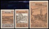 Feldberg 10,25,50 Pfg. Stadt, Grabowski 361.1 -