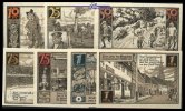 Fürstenberg Mecklb. 10,25,50,75,75,100,100 Pfg. Stadt, Grabowski 402,1 -