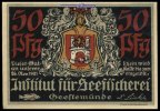 Geestemünde 50 Pfg. Stadt, Grabowski 411,1 -