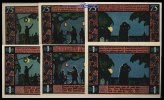 Grünberg, Schles. 3x75,3x100 Pfg., Stadt, Grabowski 489.3 -