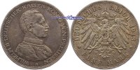 Preussen, 5 Mark Wilhelm II, 1888-1918, Büste in Uniform, J.114 -