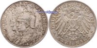 Preussen, 2 Mark Wilhelm II 1888-1918, zum 200jährigem Bestehen des Königreiches, J.105 -