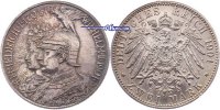 Preussen, 2 Mark Wilhelm II 1888-1918, zum 200jährigem Bestehen des Königreiches, J.105 -